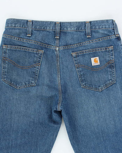 Vintage Carhartt Relaxed Fit Dark Wash Denim Jeans - W36 L32