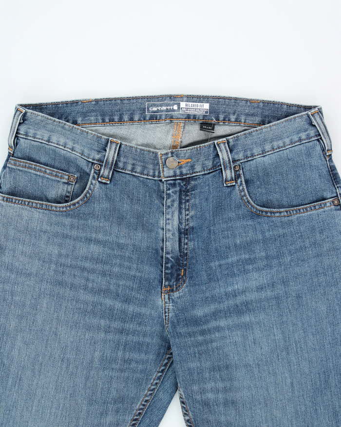 Vintage Carhartt Loose Fit Dark Wash Denim Jeans - W34 L32