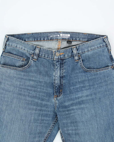 Vintage Carhartt Loose Fit Dark Wash Denim Jeans - W34 L32