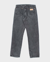 Vintage 90's Wrangler Stone Wash Grey Straight Leg Jeans - W32 L32