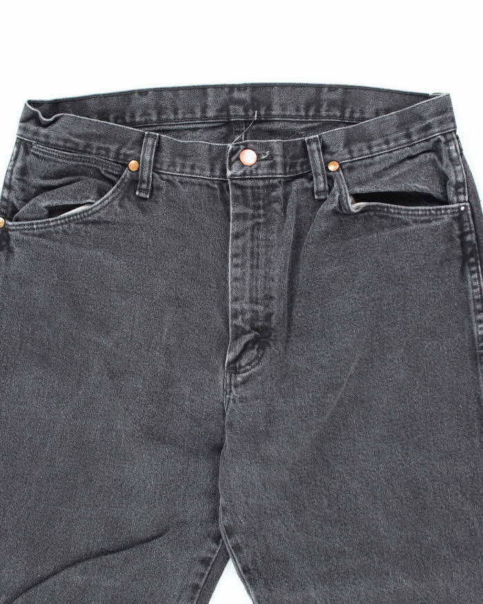 Vintage 90's Wrangler Stone Wash Grey Straight Leg Jeans - W32 L32