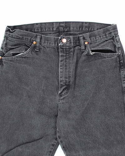 Vintage 90's Wrangler Stone Wash Grey Straight Leg Jeans - W32 L32