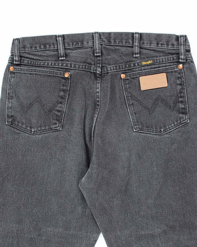 Vintage 90's Wrangler Stone Wash Grey Straight Leg Jeans - W32 L32