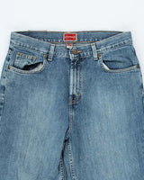 Vintage Y2K Tommy Hilfiger Medium Wash Straight Leg Jeans - W32 L27