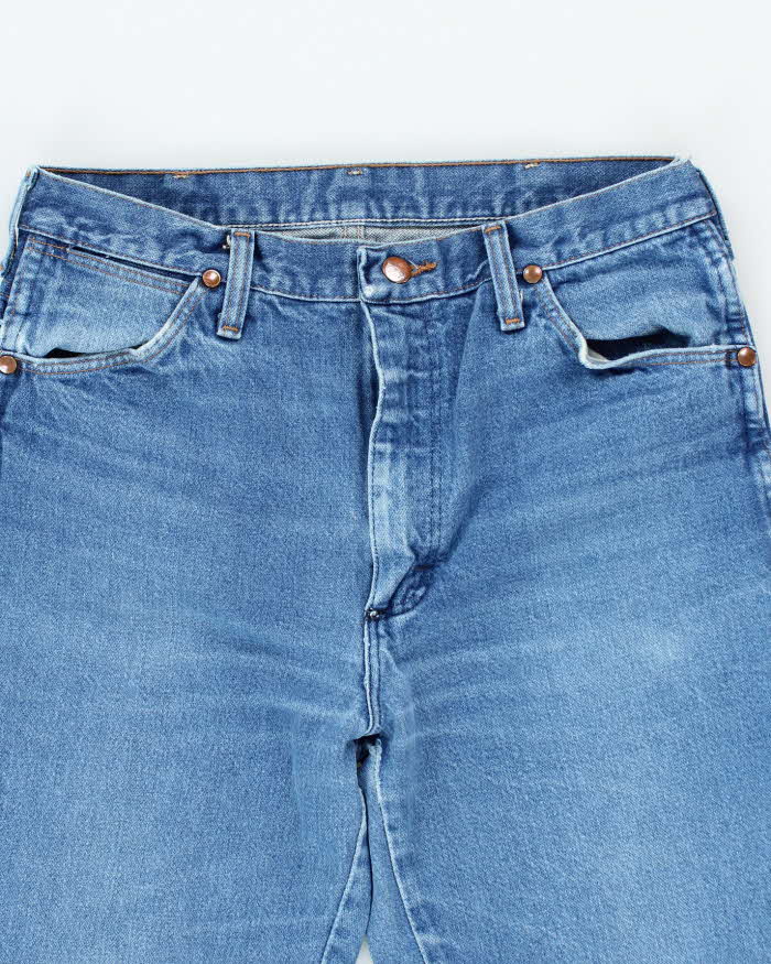 Vintage 90's Wrangler Medium Wash Straight Leg Jeans - W28 L32