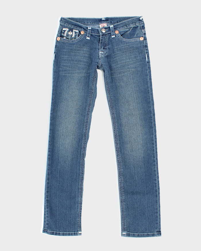 Vintage Y2K True Religion Medium Wash Skinny Fit Jeans - W31 L31