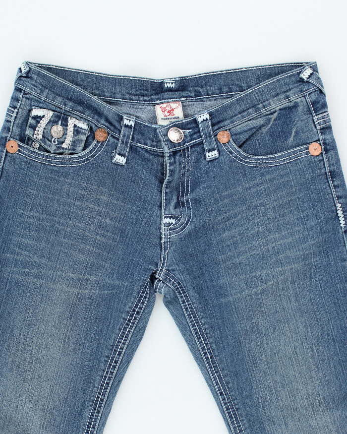 Vintage Y2K True Religion Medium Wash Skinny Fit Jeans - W31 L31