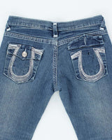 Vintage Y2K True Religion Medium Wash Skinny Fit Jeans - W31 L31