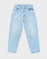 Vintage 80's Levi's Orange Tab Tapered Light Wash Jeans - W32 L29