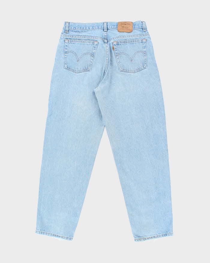 Vintage 80's Levi's Orange Tab Tapered Light Wash Jeans - W32 L29