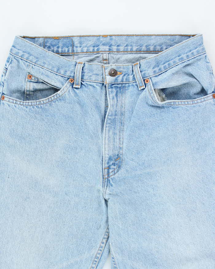 Vintage 80's Levi's Orange Tab Tapered Light Wash Jeans - W32 L29
