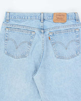 Vintage 80's Levi's Orange Tab Tapered Light Wash Jeans - W32 L29