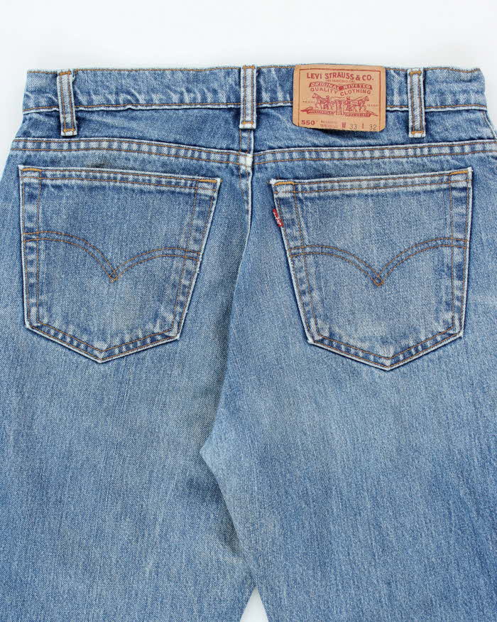 Vintage 90's Levi's 550 Relaxed Fit Medium Wash Jeans - W32 L32