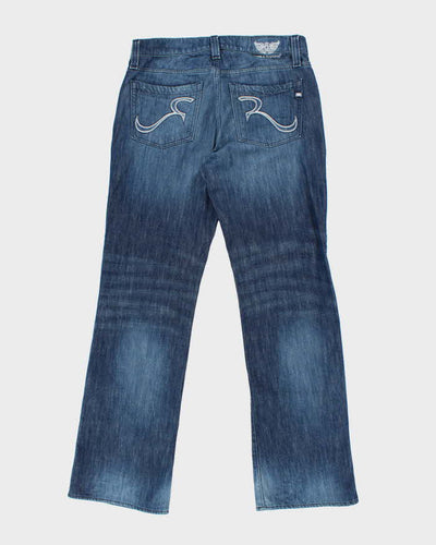 Vintage Y2K Rock & Republic Relaxed Fit Dark Wash Jeans - W34 L34