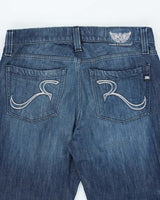 Vintage Y2K Rock &amp; Republic Relaxed Fit Dark Wash Jeans - W34 L34