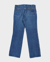 Vintage Wrangler Relaxed Fit Dark Wash Jeans - W32 L30