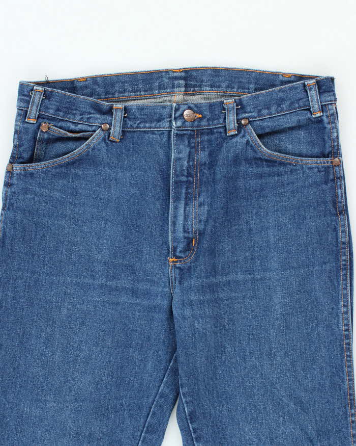 Vintage Wrangler Relaxed Fit Dark Wash Jeans - W32 L30