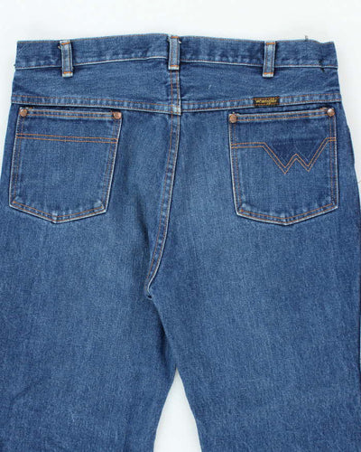 Vintage Wrangler Relaxed Fit Dark Wash Jeans - W32 L30