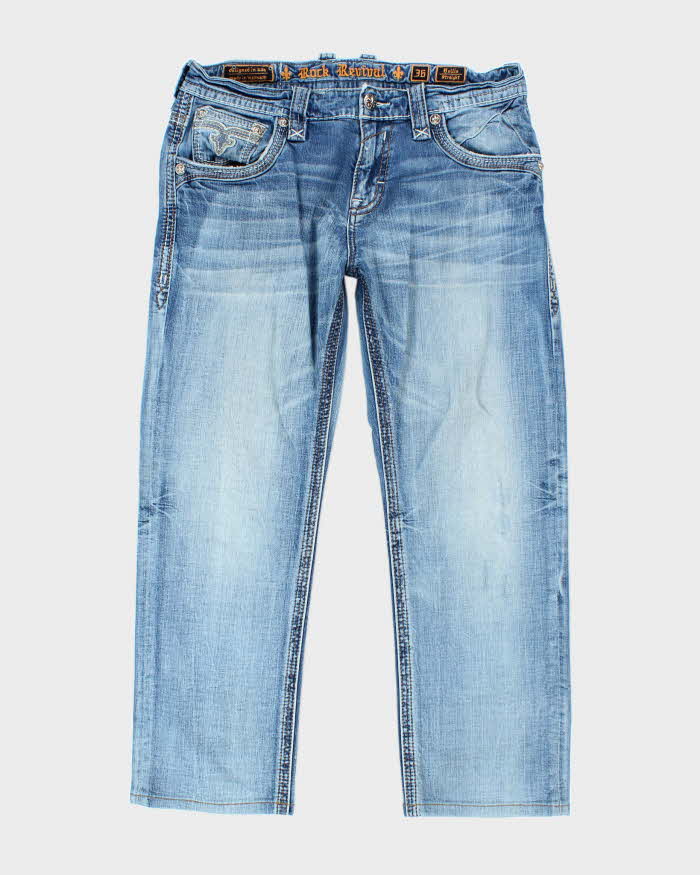 Vintage Y2K Rock &amp; Revival Gothic Relaxed Fit Jeans - W34 L29