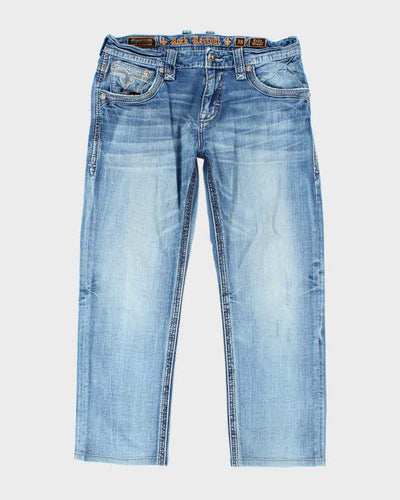 Vintage Y2K Rock & Revival Gothic Relaxed Fit Jeans - W34 L29