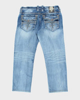 Vintage Y2K Rock &amp; Revival Gothic Relaxed Fit Jeans - W34 L29