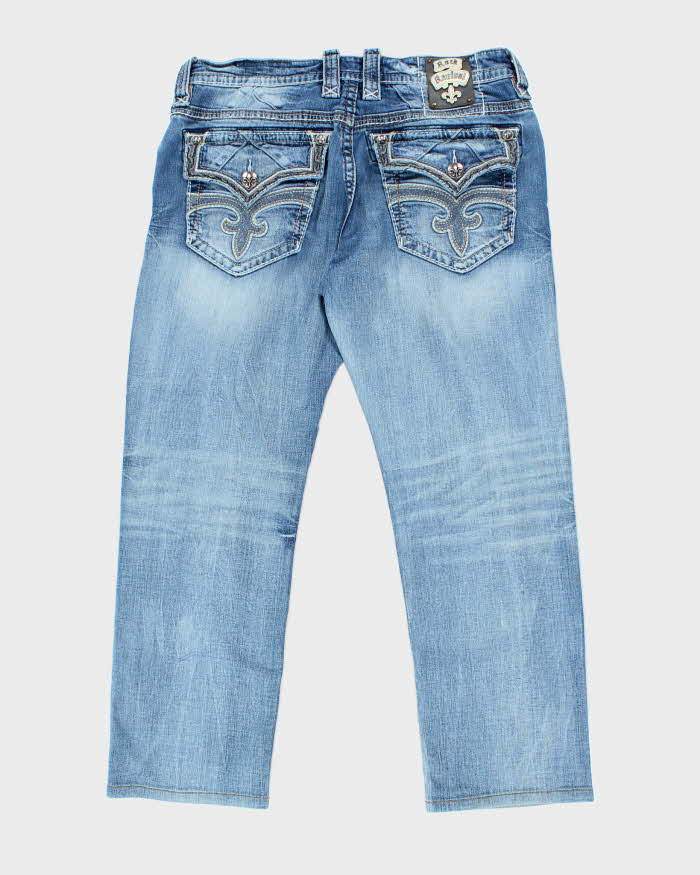 Vintage Y2K Rock &amp; Revival Gothic Relaxed Fit Jeans - W34 L29
