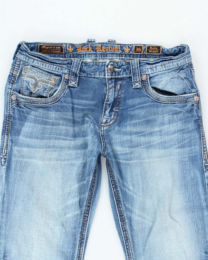 Vintage Y2K Rock &amp; Revival Gothic Relaxed Fit Jeans - W34 L29