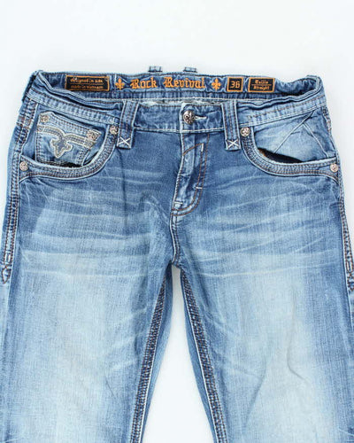Vintage Y2K Rock & Revival Gothic Relaxed Fit Jeans - W34 L29