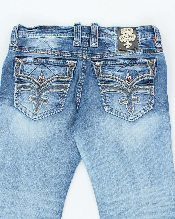 Vintage Y2K Rock &amp; Revival Gothic Relaxed Fit Jeans - W34 L29