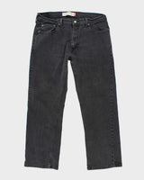 Vintage 2000's Levi's 559 Relaxed Straight Fit Grey Stone Wash Jeans - W34 L27