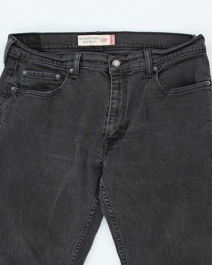 Vintage 2000's Levi's 559 Relaxed Straight Fit Grey Stone Wash Jeans - W34 L27