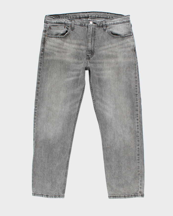 Vintage Levi's 502 Grey Light Wash Tapered Jeans - W38 L28