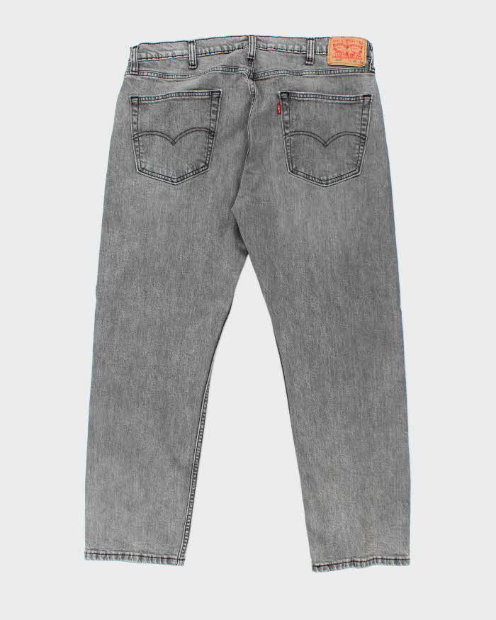 Vintage Levi's 502 Grey Light Wash Tapered Jeans - W38 L28