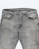 Vintage Levi's 502 Grey Light Wash Tapered Jeans - W38 L28