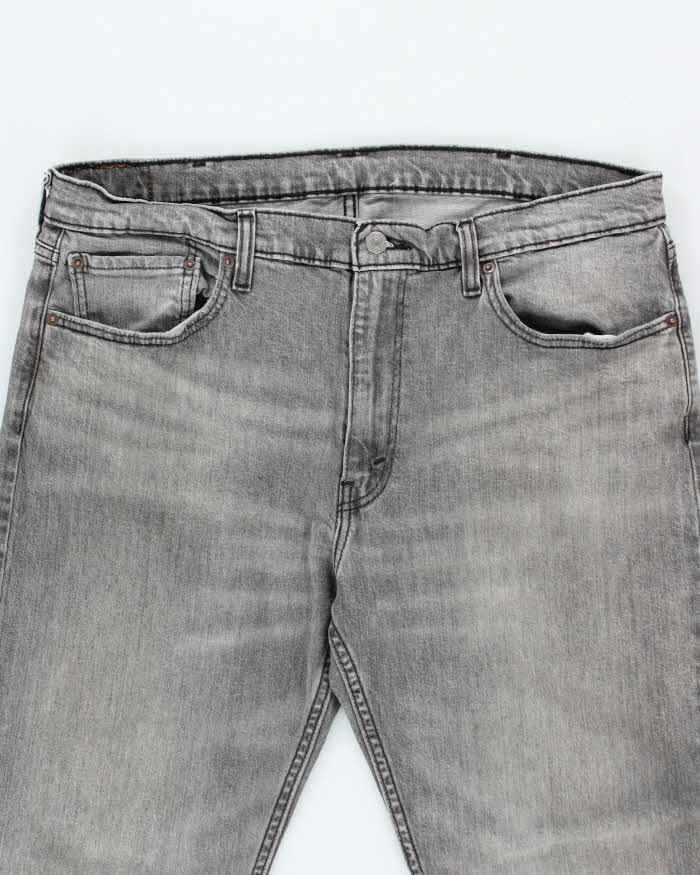 Vintage Levi's 502 Grey Light Wash Tapered Jeans - W38 L28