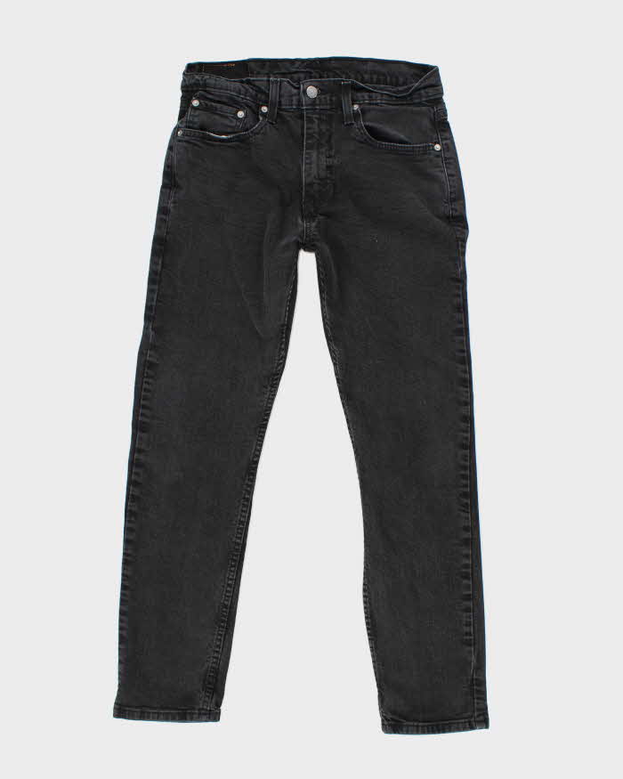 Vintage Levi's 502 Black Dark Wash Tapered Jeans - W32 L27