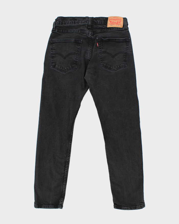 Vintage Levi's 502 Black Dark Wash Tapered Jeans - W32 L27