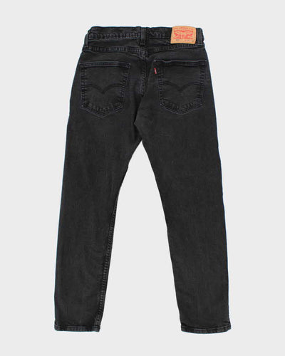 Vintage Levi's 502 Black Dark Wash Tapered Jeans - W32 L27