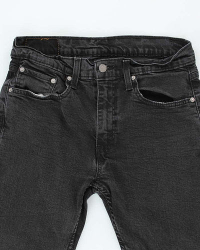 Vintage Levi's 502 Black Dark Wash Tapered Jeans - W32 L27