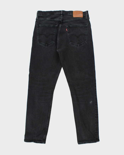 Vintage Levi's 502 Black Dark Wash Tapered Jeans - W30 L28