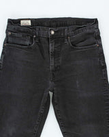 Vintage Levi's 502 Black Dark Wash Tapered Jeans - W30 L28