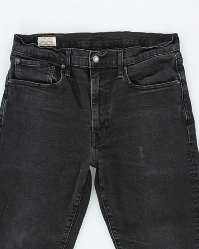 Vintage Levi's 502 Black Dark Wash Tapered Jeans - W30 L28