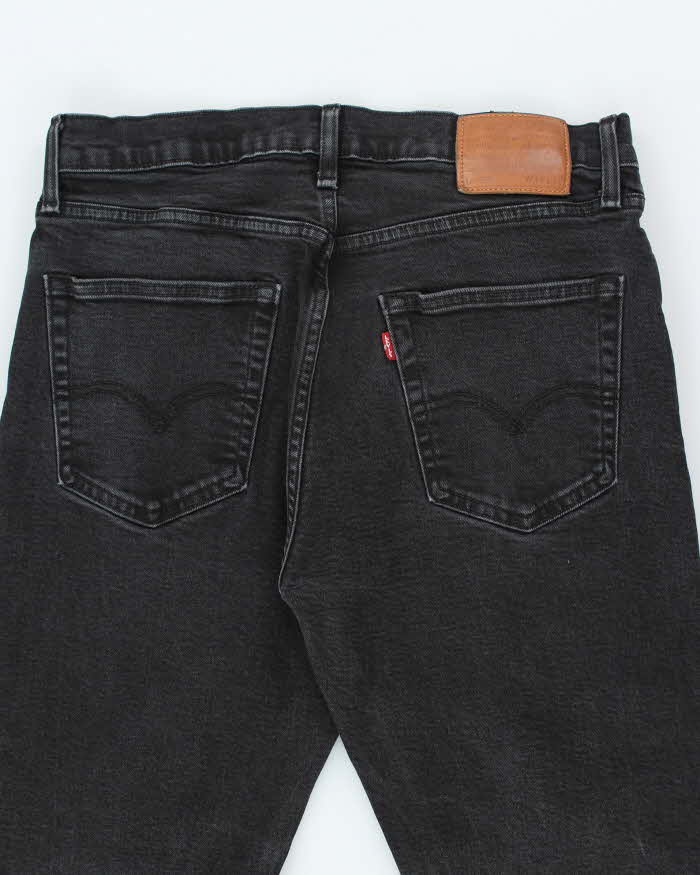 Vintage Levi's 502 Black Dark Wash Tapered Jeans - W30 L28