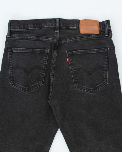 Vintage Levi's 502 Black Dark Wash Tapered Jeans - W30 L28