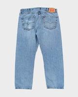 Vintage Levi's 505 Slim Fit Light Wash Jeans - W38 L28