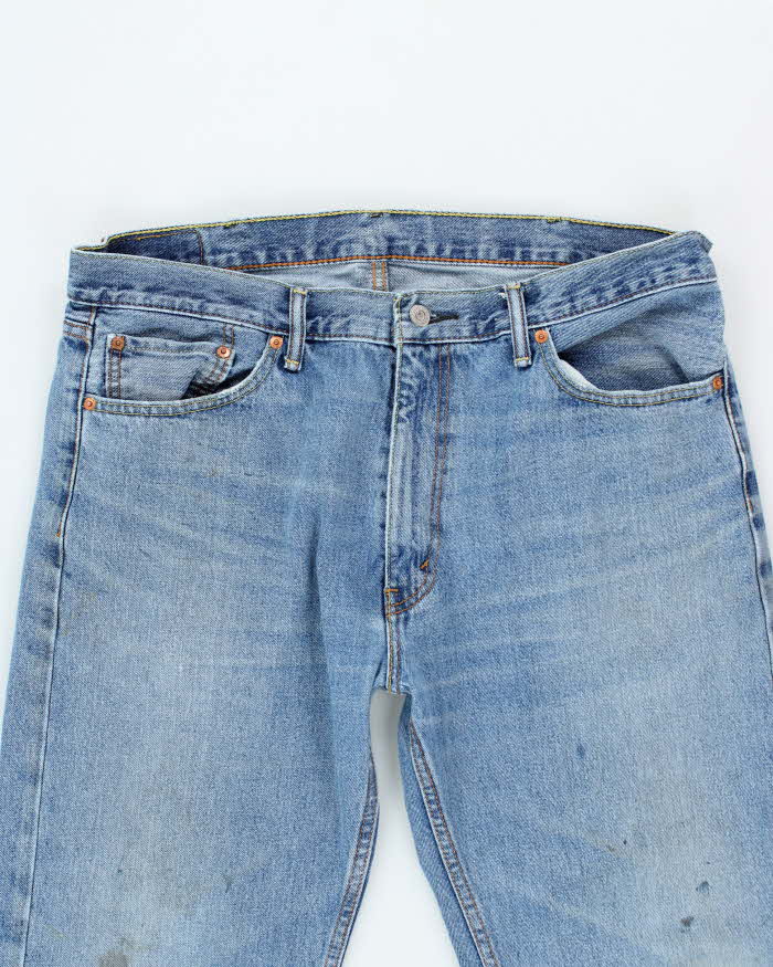 Vintage Levi's 505 Slim Fit Light Wash Jeans - W38 L28