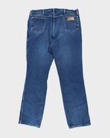 Vintage 90's Wrangler Dark Wash Straight Leg Jeans - W38 L32