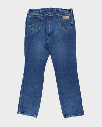 Vintage 90's Wrangler Dark Wash Straight Leg Jeans - W38 L32