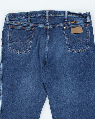 Vintage 90's Wrangler Dark Wash Straight Leg Jeans - W38 L32