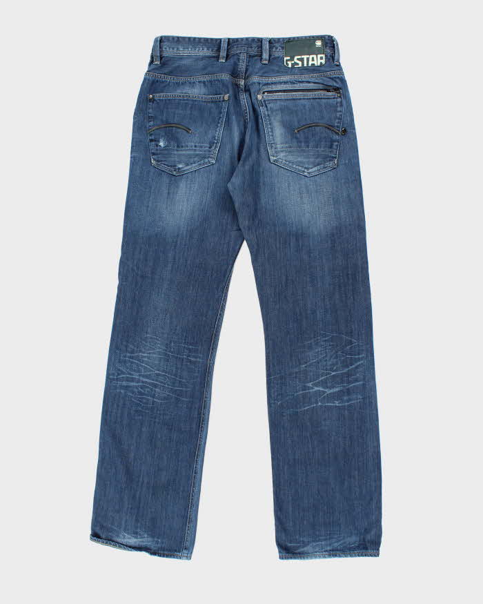 Vintage Y2K G-Star Raw Dark Wash Relaxed Fit Jeans - W32 L33